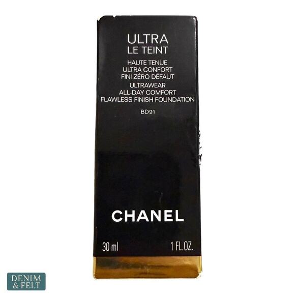 Chanel Ultra Le Teint Foundation Flawless Longwear 30ml / 1oz BR32 or BD91 NEW - Picture 6 of 10